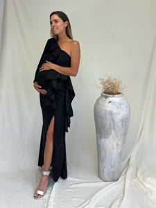 Vestido de maternidad, Britany negro brilloso