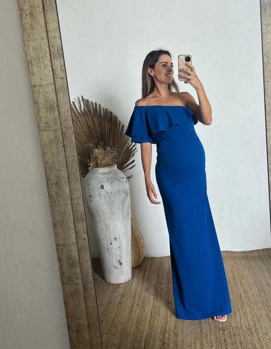 Vestido de maternidad, Astrid azul vivo XCH
