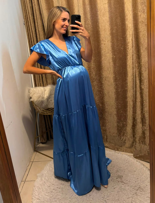 Red Andrea/Dalia maternity dress
