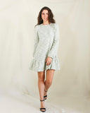 Vestido maternidad y lactancia, Lourdes verde rayas caliente