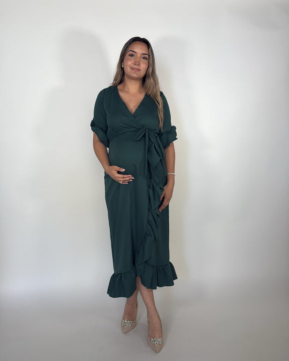 Vestido de maternidad, Ursula verde bandera