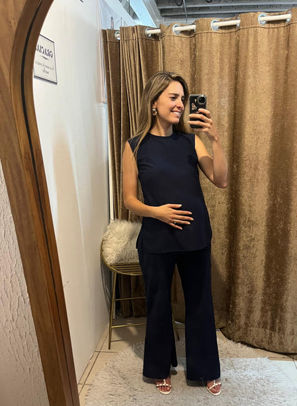 Conjunto de maternidad Mayte, azul marino caliente CH
