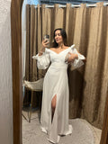 Vestido Nallely de lactancia ivory