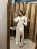 Vestido Nallely de lactancia ivory