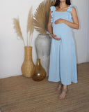 Vestido de maternidad, Rossenda mar azul