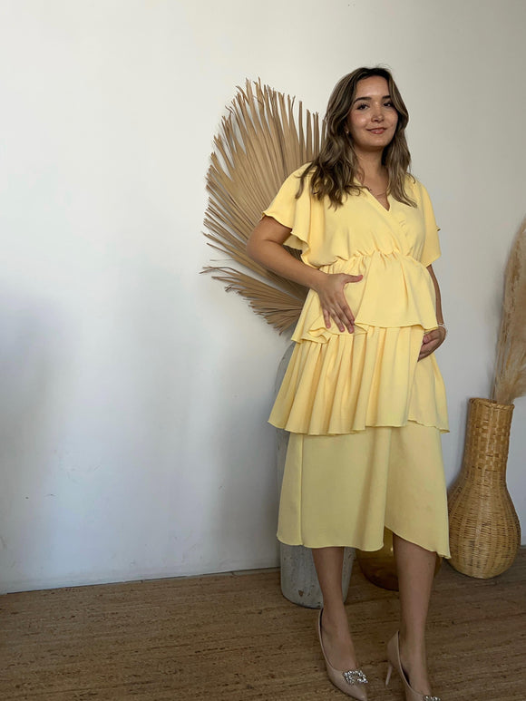 Maternity dress, loredana red