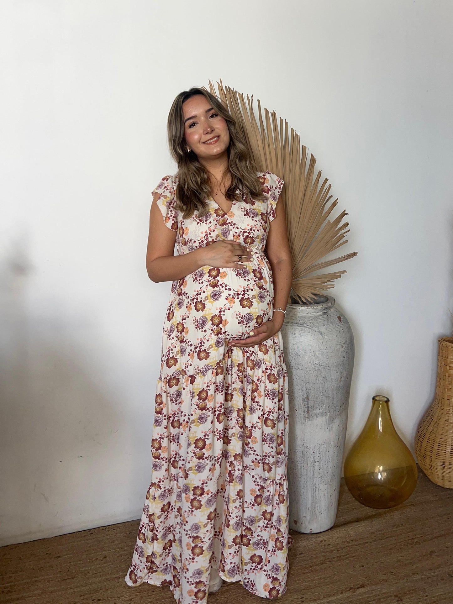 Red Andrea/Dalia maternity dress