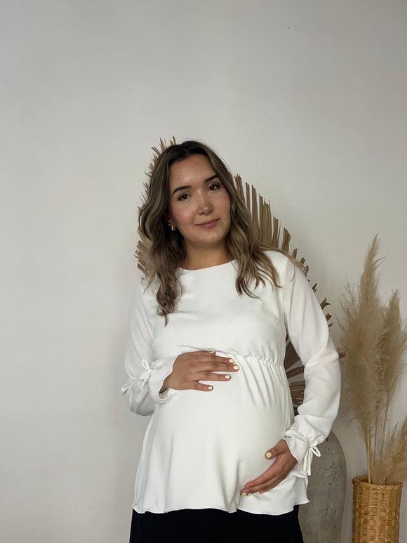 Blusa de maternidad, Anna ivory
