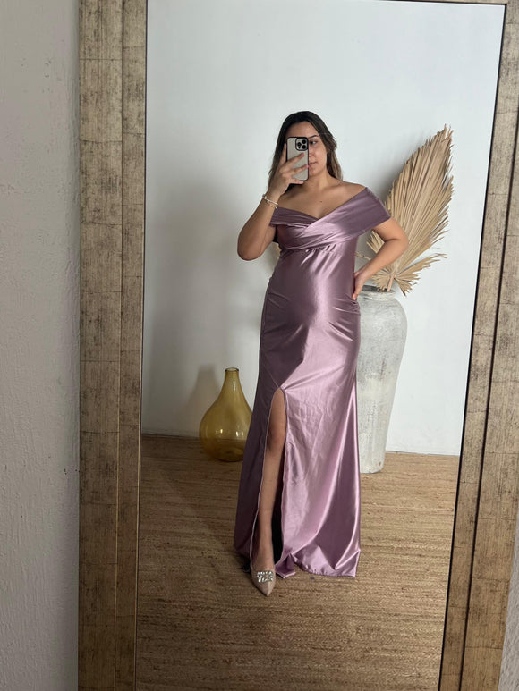 Vestido de maternidad Valentina, lavanda