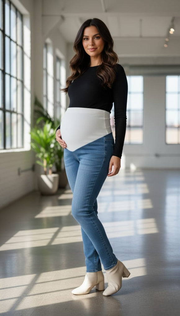 American navy “BB” maternity jeans
