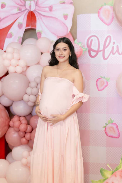 Vestido de maternidad Kalisi rosa claro M, XG