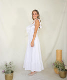 Vestido Osiris de maternidad y lactancia blanco encaje