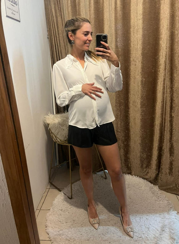 Short maternidad Vinipiel, negro CH