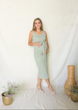 Vestido de maternidad, Olivia rayas verdes