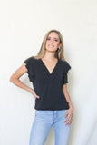 Blusa de lactancia, Marina, negra