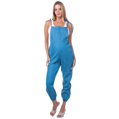 Jumpsuit de maternidad, mezclilla