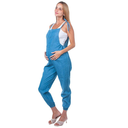 Jumpsuit de maternidad, mezclilla