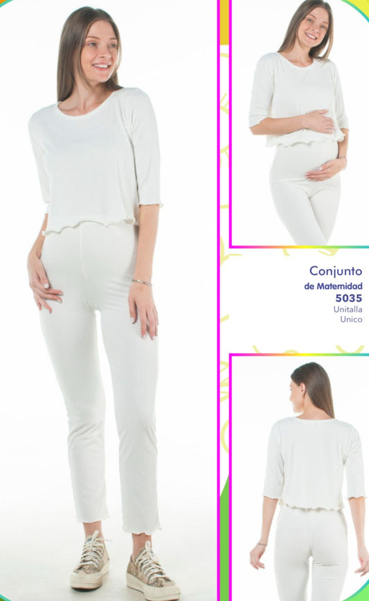 Conjuntos de maternidad manga 3/4 (varios colores)