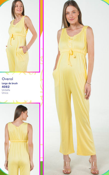 Jumpsuit de maternidad con lazo (varios colores)