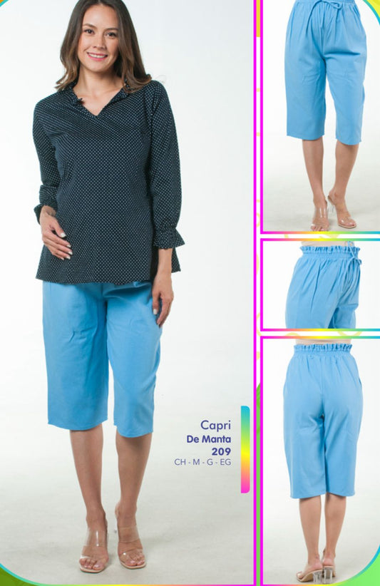 Capris de maternidad (varios colores)