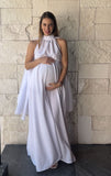 Vestido de maternidad Matilde, blanca