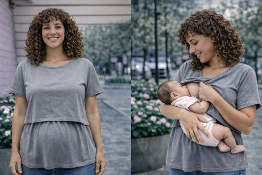 Blusa de maternidad y lactancia , Unitalla (varios colores)