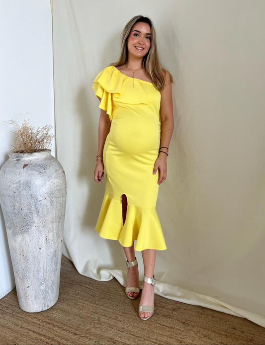 Maternity dress, Aurelia French blue