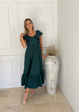 Maternity dress, Cristina green