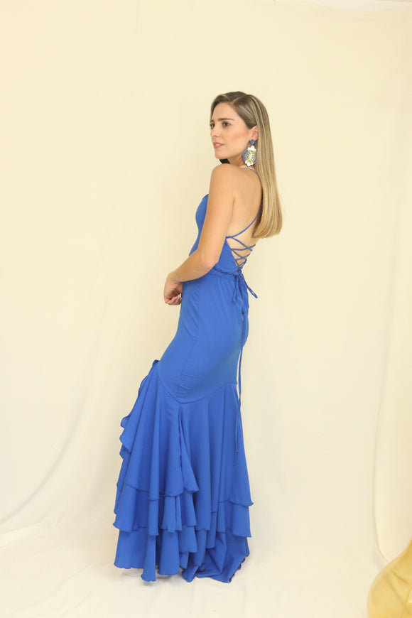 Vestido Rafaela, azul