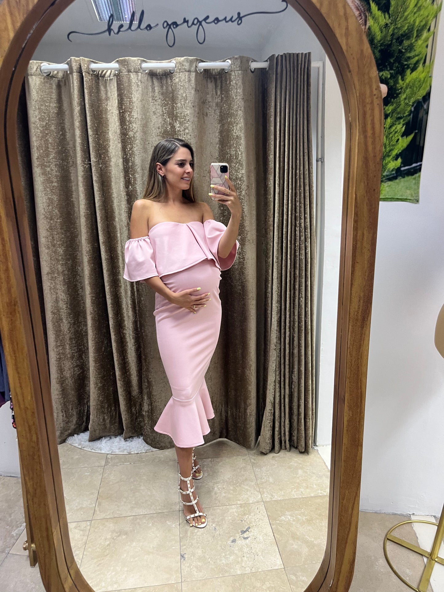 Maternity dress, Loredana ivory