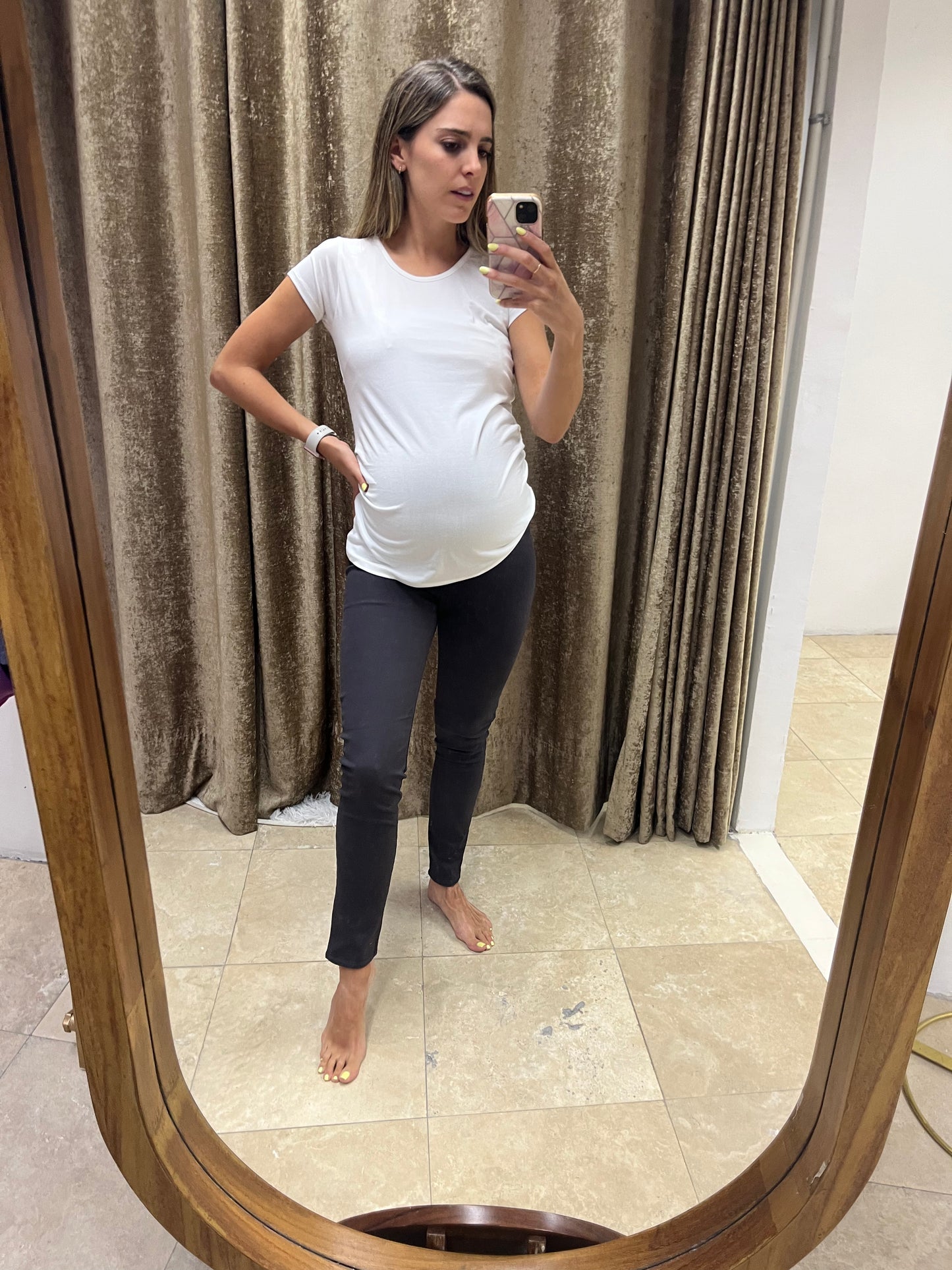 Pantalón gris oscuro Maternidad SM