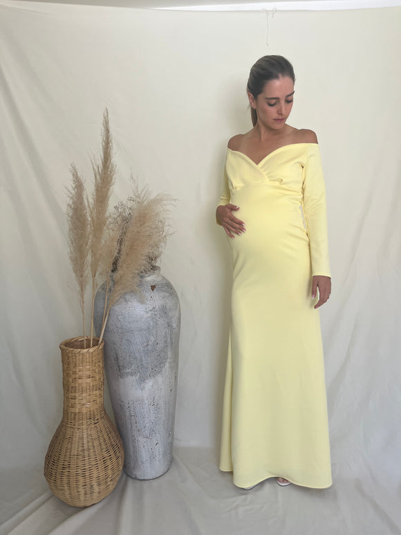 Vestido de maternidad, Ritta amarillo