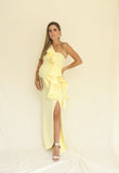 Maternity dress, Britany yellow sleeveless