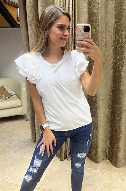 Nursing blouse, Adri white
