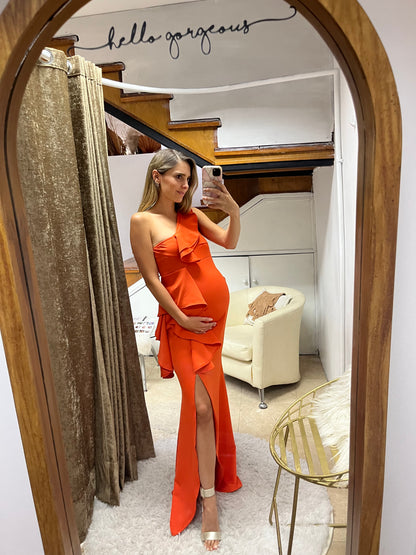 Maternity dress, Britany yellow sleeveless