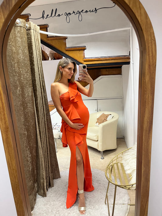 Maternity dress, Britany yellow sleeveless