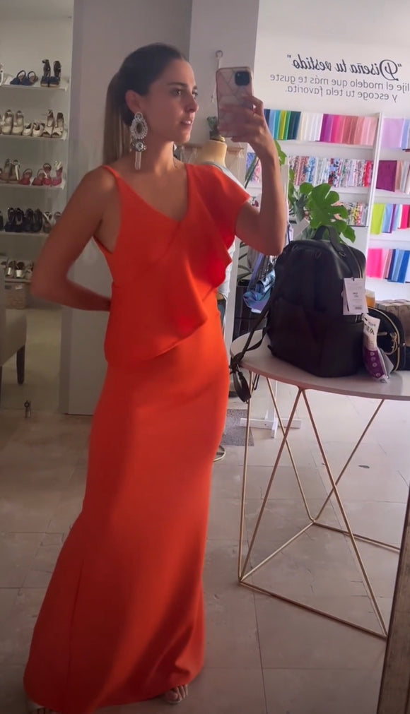 Vestido Linda, naranja