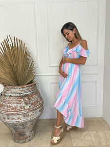 Maternity and nursing dress, Carlota Gradient 