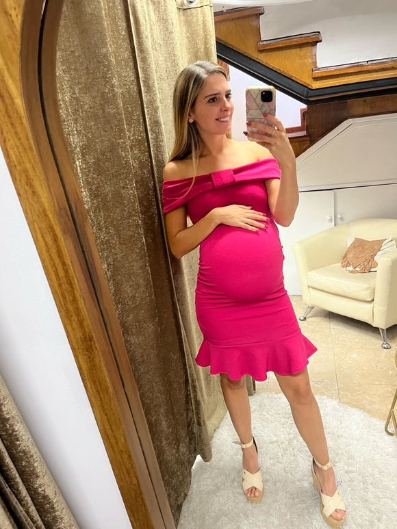 Vestido de maternidad, Lluvia rosa barbie
