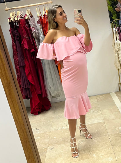 Maternity dress, Loredana ivory