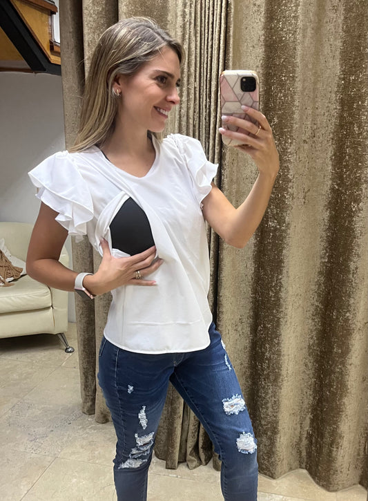 Blusa de lactancia, Adri blanca