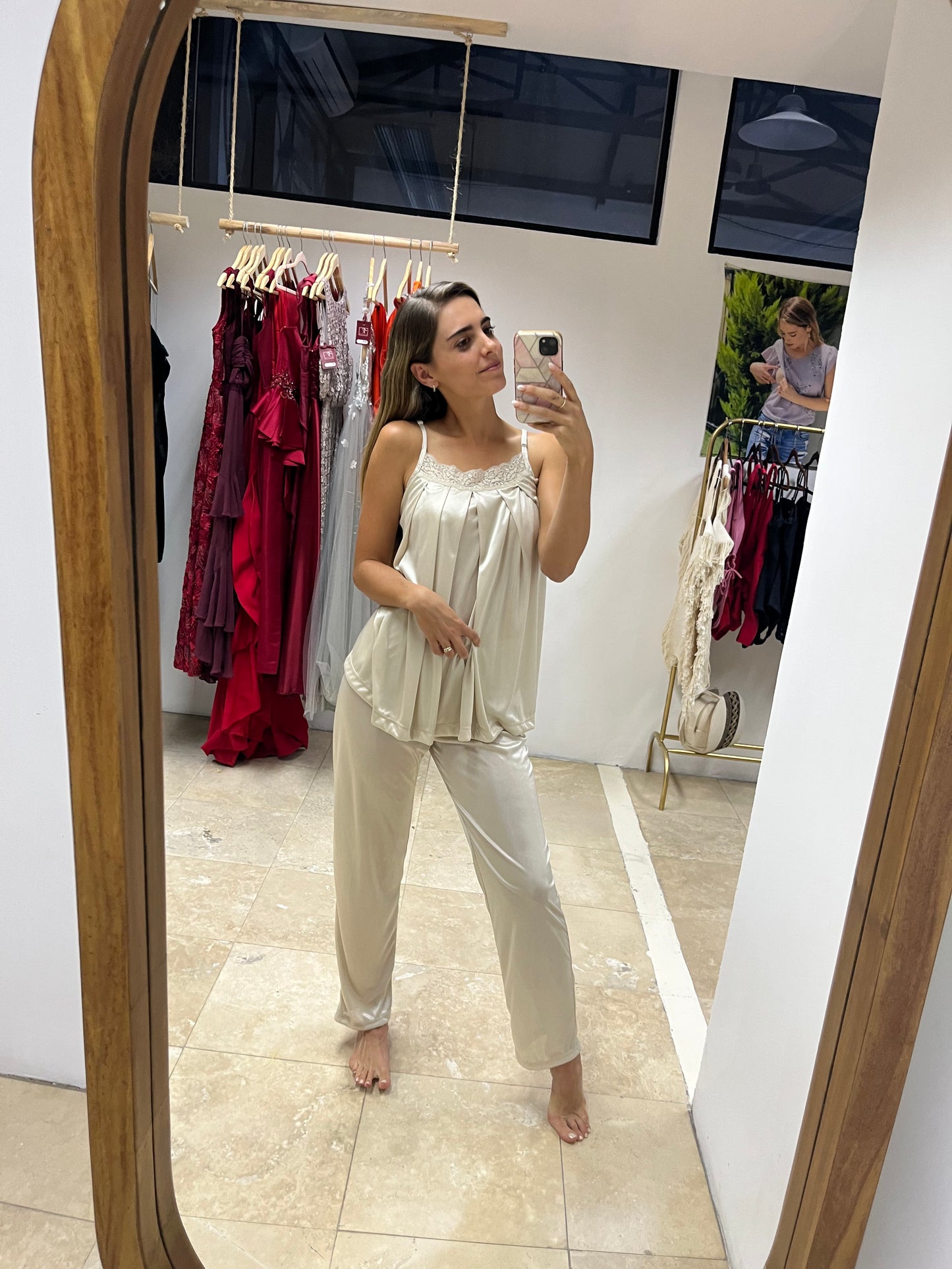 Pijama Conjunto de maternidad y lactancia