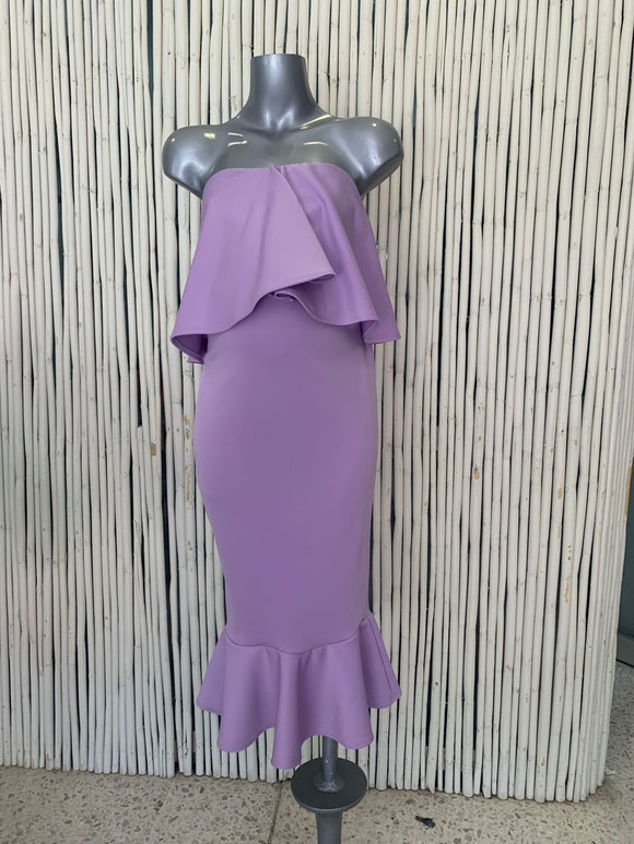 Vestido de maternidad loredana, lila sin mangas
