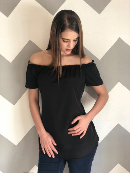 Blusa de maternidad, Emma Negro