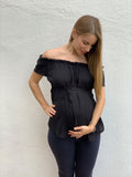 Maternity blouse, Emma Black