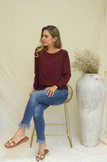 Blusa lactancia, Daniela vino