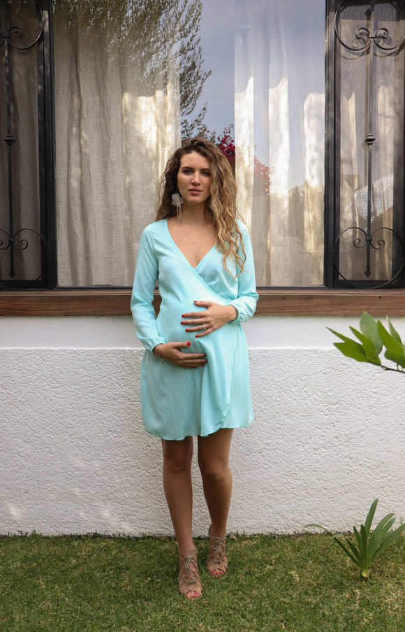 Maternity dress, Natalia mint