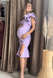 Maternity dress, Aurelia lilac