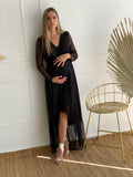 Vestido de Maternidad, Sofia/Carlota Negro puntos