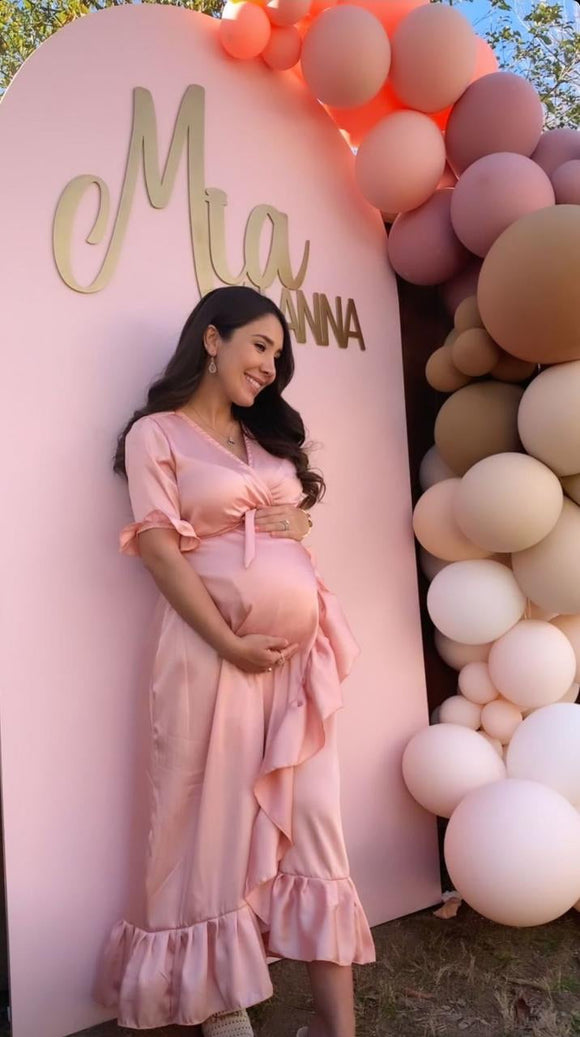 Pink Vestido Para Baby Shower De Niño Baby Shower Niña Vestidos